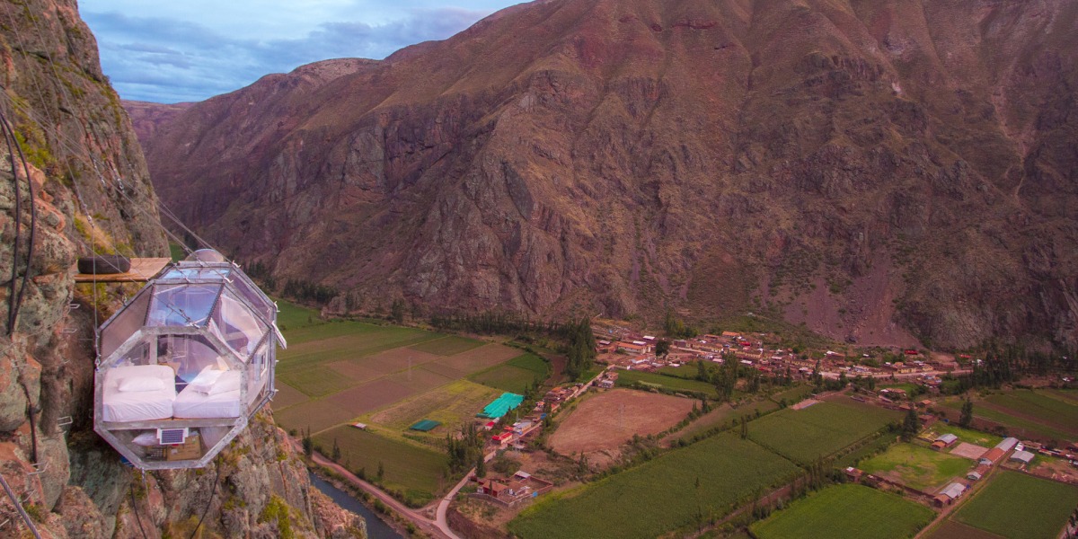 Die Skylodge Adventure Suites in Peru.
