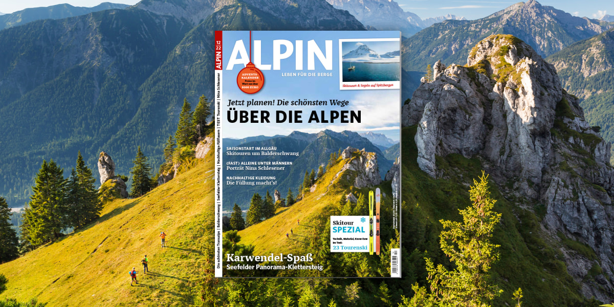 ALPIN 12/22 - Transalp: Die schönsten Wege über die Alpen