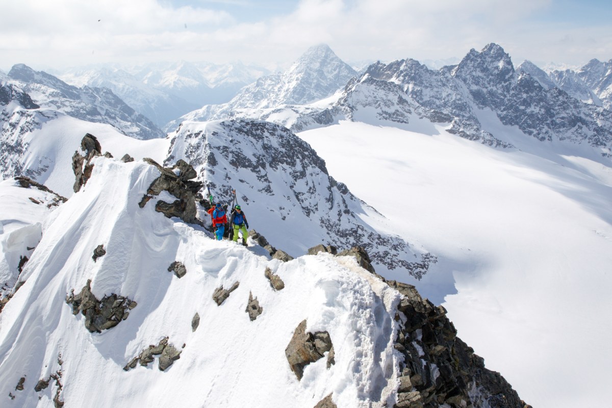 <p>Schmaler Grat: Die Überschreitung von der  Schneeglocke zum Silvrettahorn erfordert Kletterroutine und Schwindelfreiheit.  </p>
