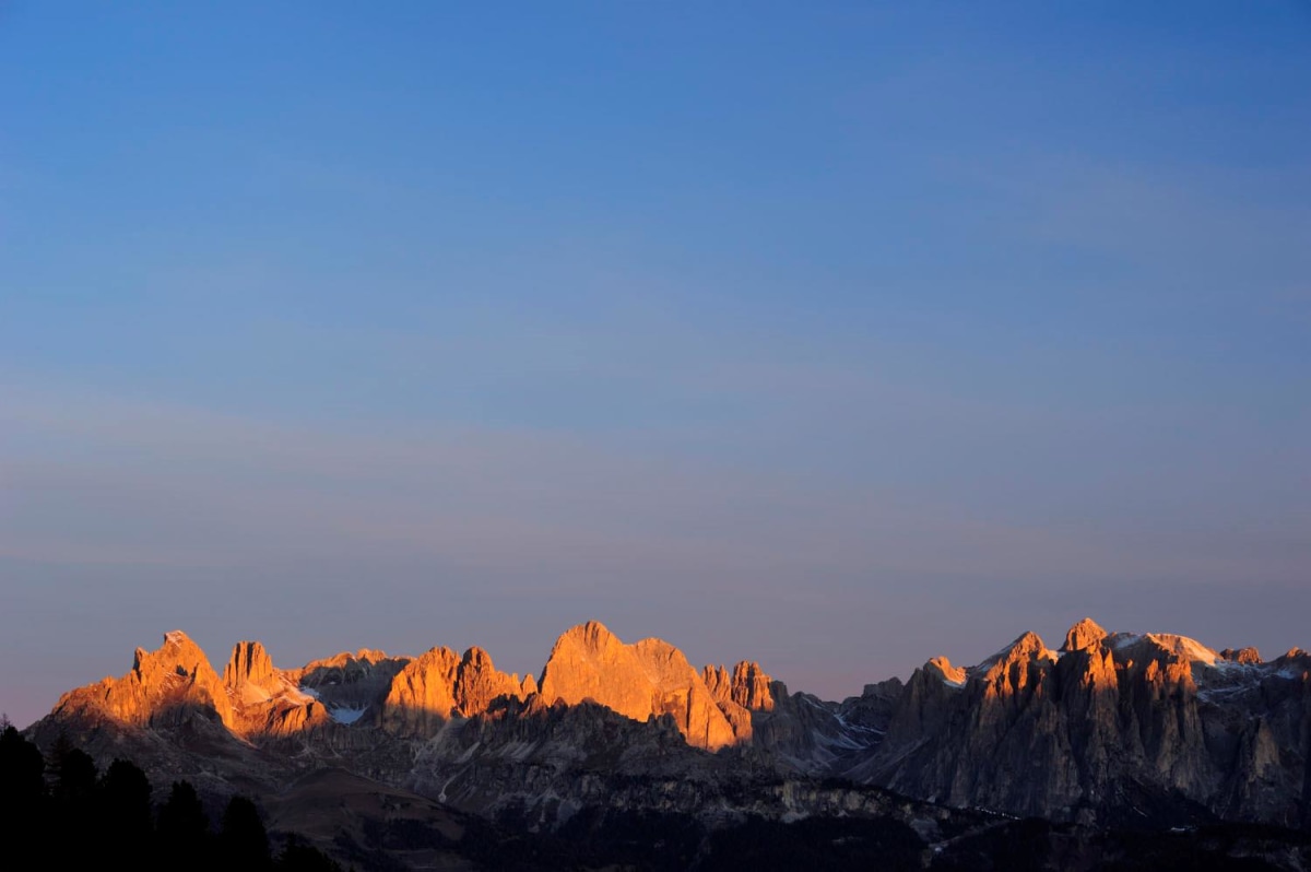 <p>Der Rosengarten in den Dolomiten.</p>