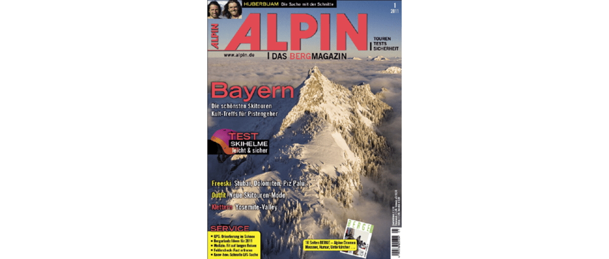 Titelbild ALPIN 01/2011