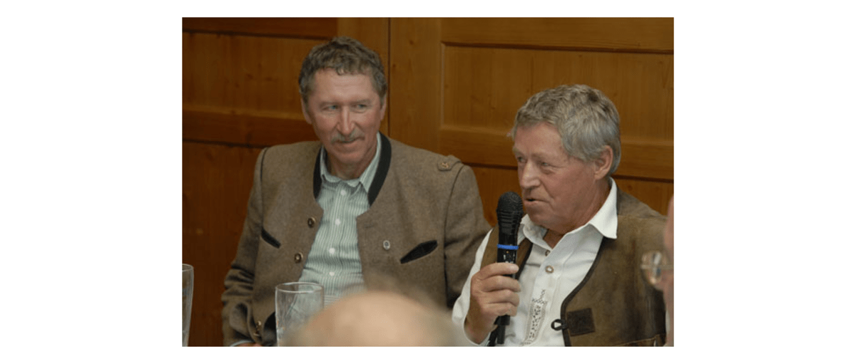 Sepp Eichinger und Werner ("Mack") Bittner