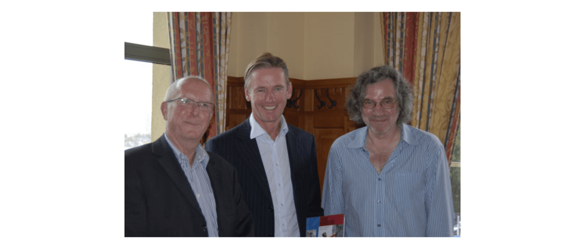 Peter Schnyder(Verlagsleiter AS Verlag, Zürich), Mathias Hiebeler, Horst Höfler