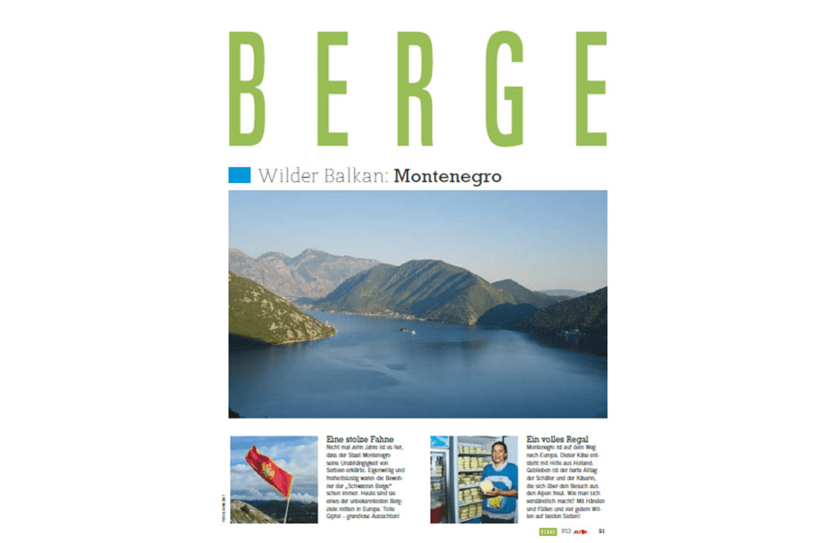 BERGE in ALPIN: Montenegro