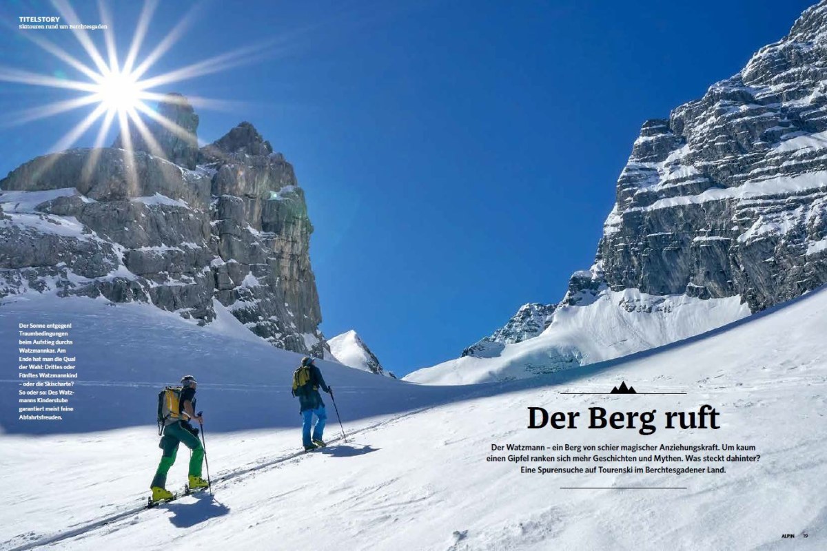 Titelstory: Skitouren rund um Berchtesgaden