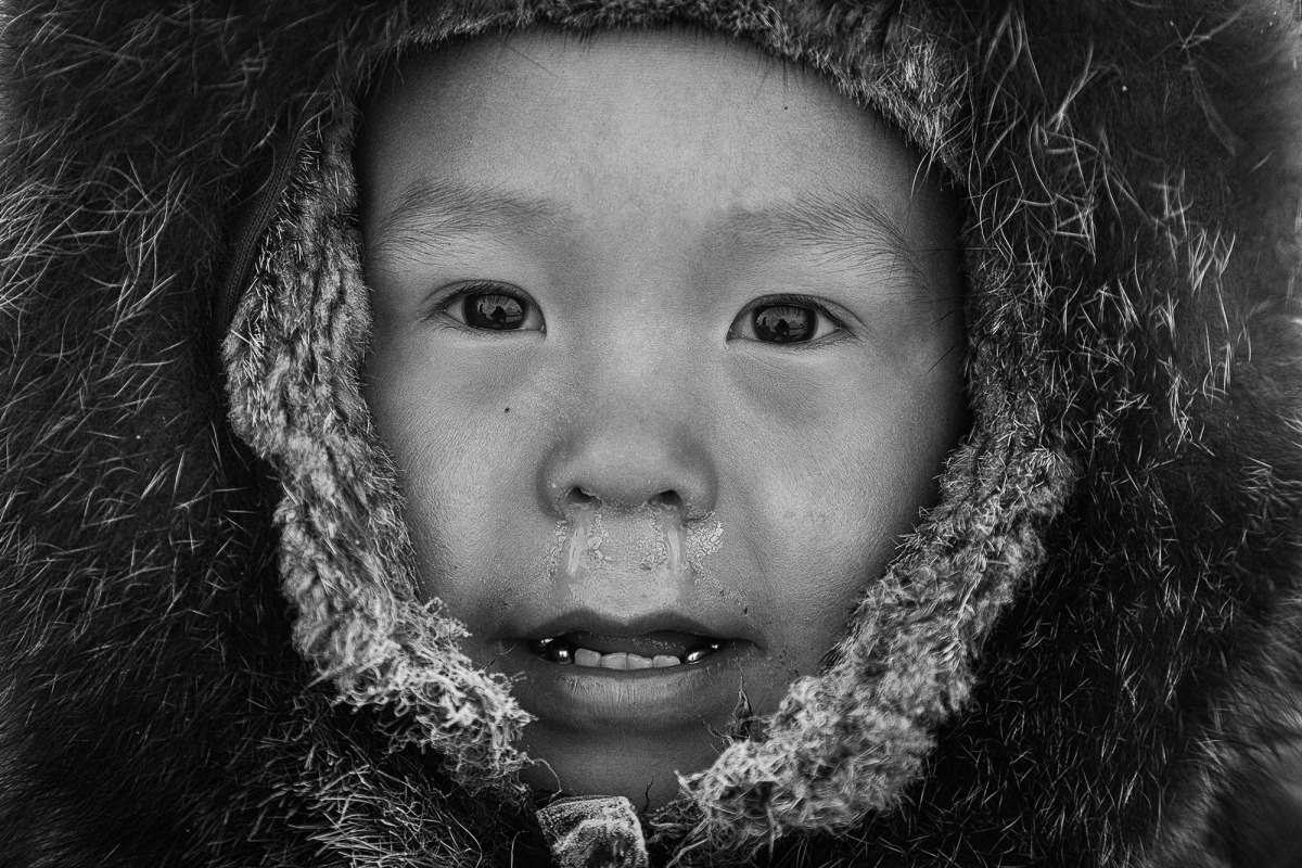 <p>5 jähriger Inuitjunge – Baffin Island 2008</p>
