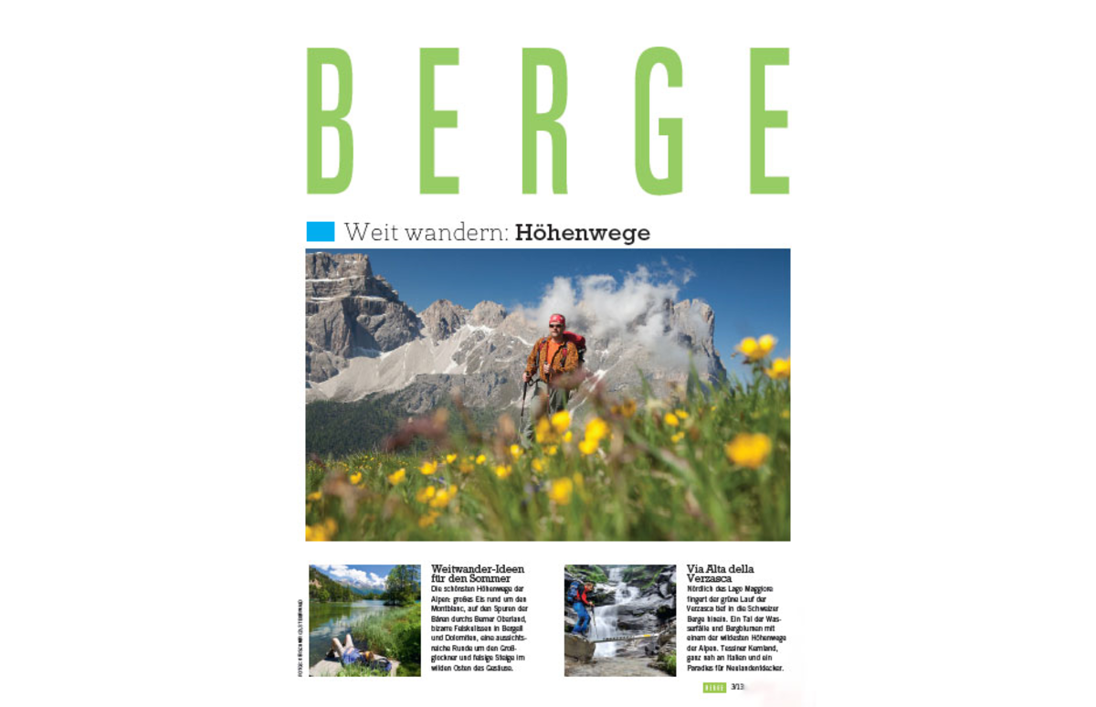 BERGE-Titelthema: Höhenwege