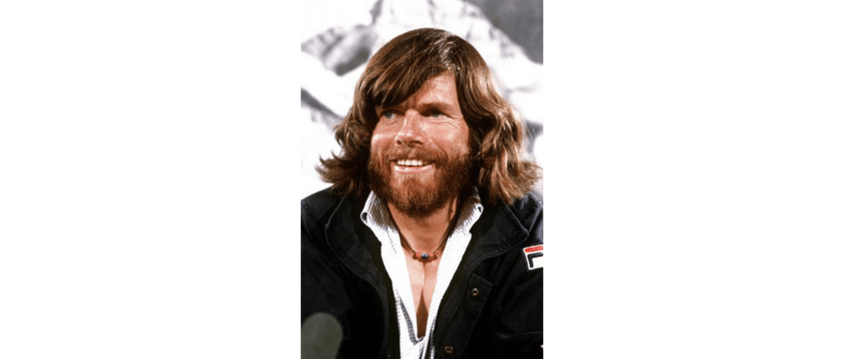Reinhold Messner nach seinem Alleingang auf den Everest