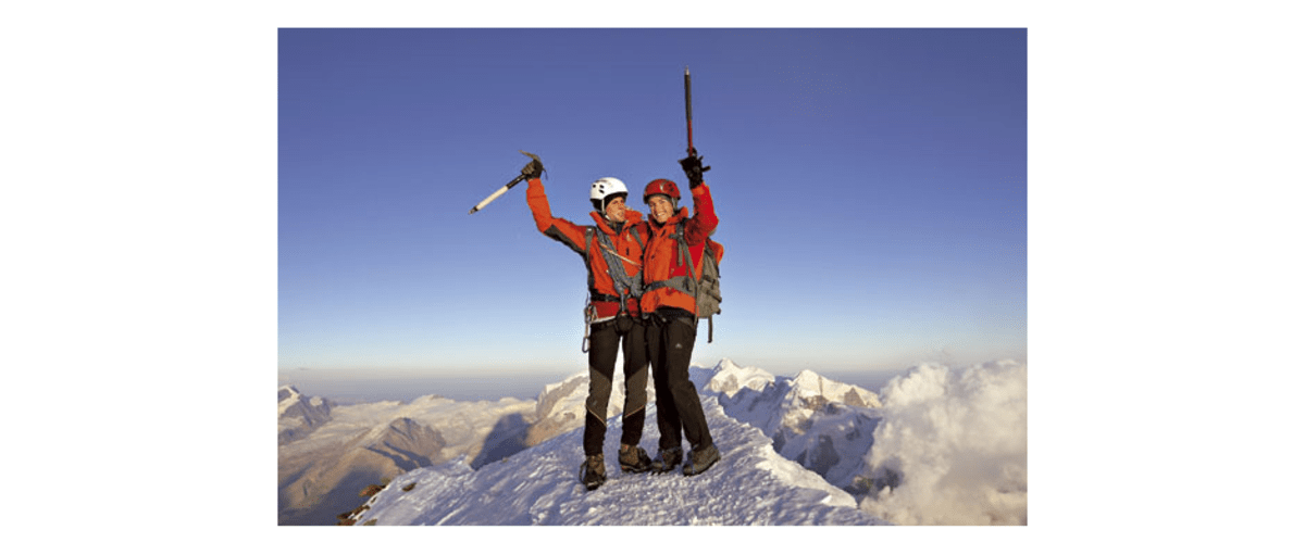 Der erste Gipfeljubel am Matterhorn