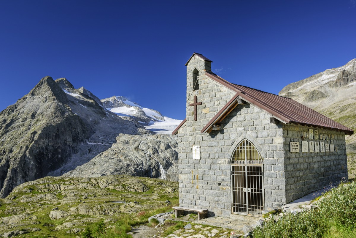 Andacht – Kapelle am Rifugio Mandrone.