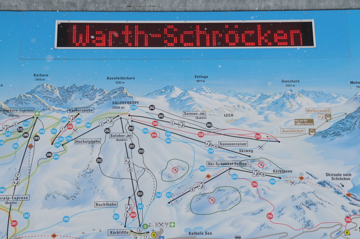 Skigebiet Warth-Schröcken