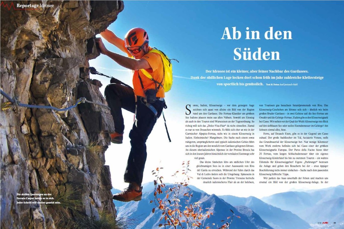 Reportage: Klettern am Idrosee