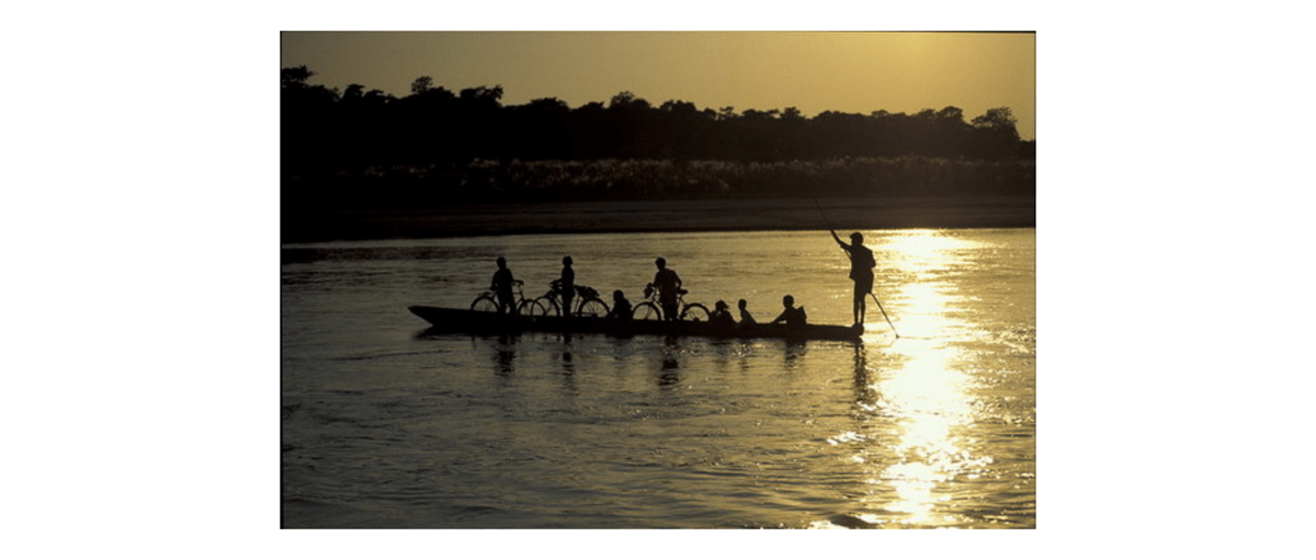 Fähre im Terrai (Nepal)