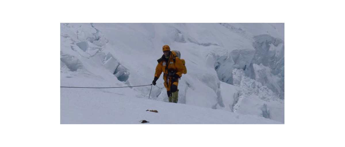 Ralf im Aufstieg in der Lhotse-Flanke