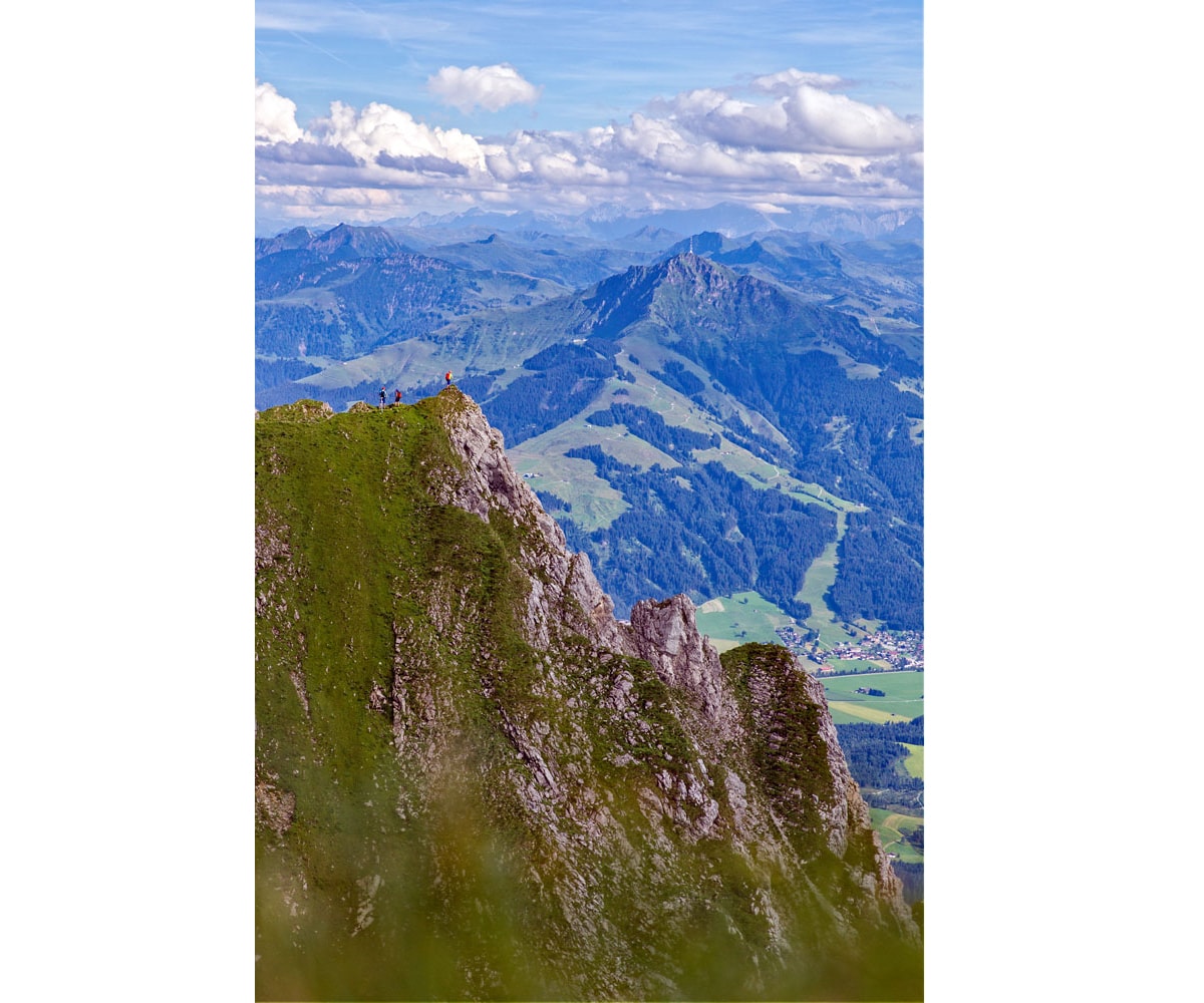 <p>Was für eine Aussicht auf die Kitzbüheler Alpen… </p>