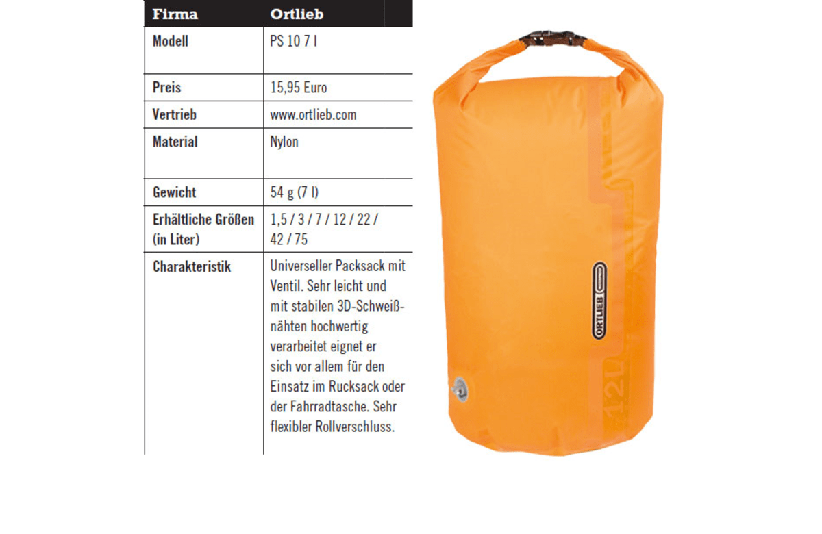 Ortlieb PS 10 7 l