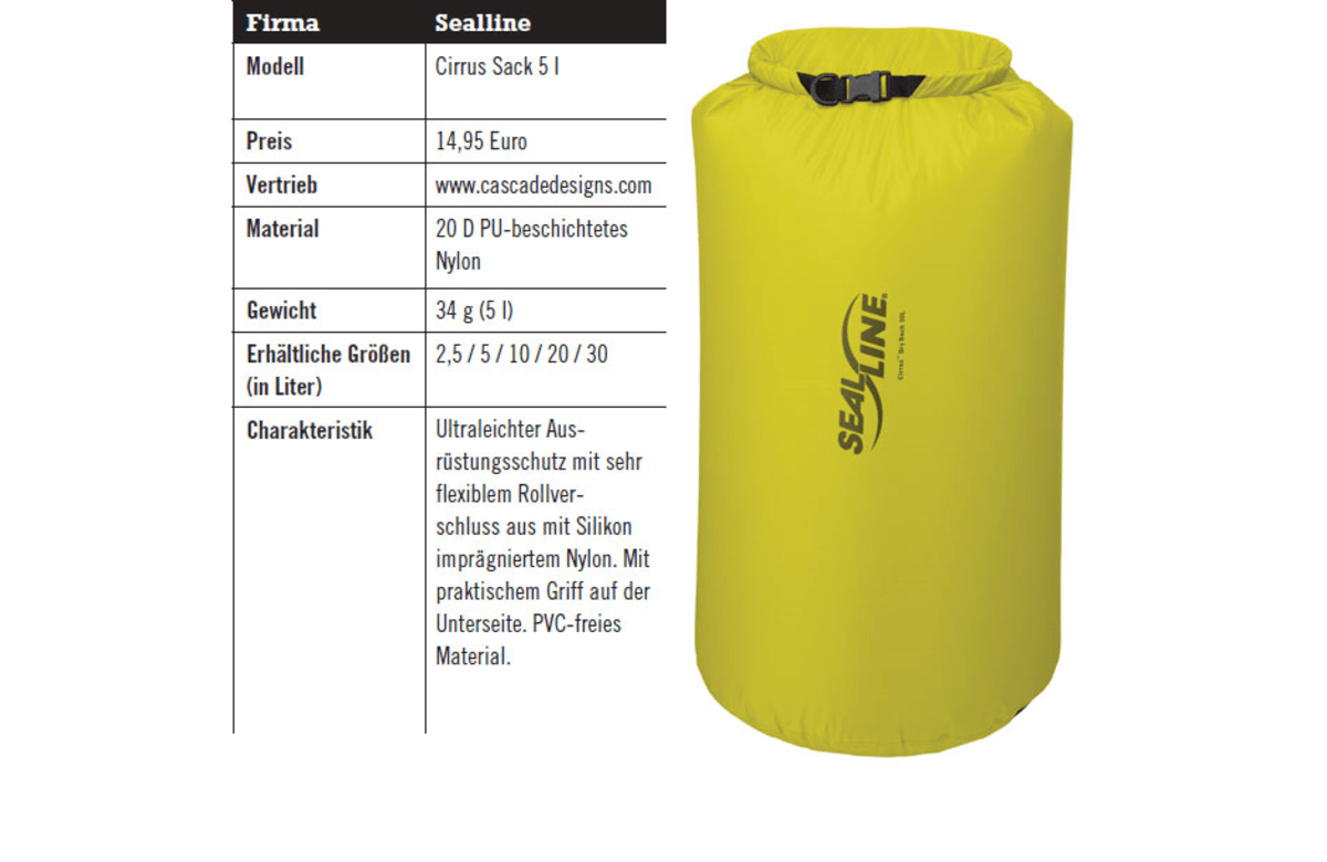 Sealline Cirrus Sack 5 l