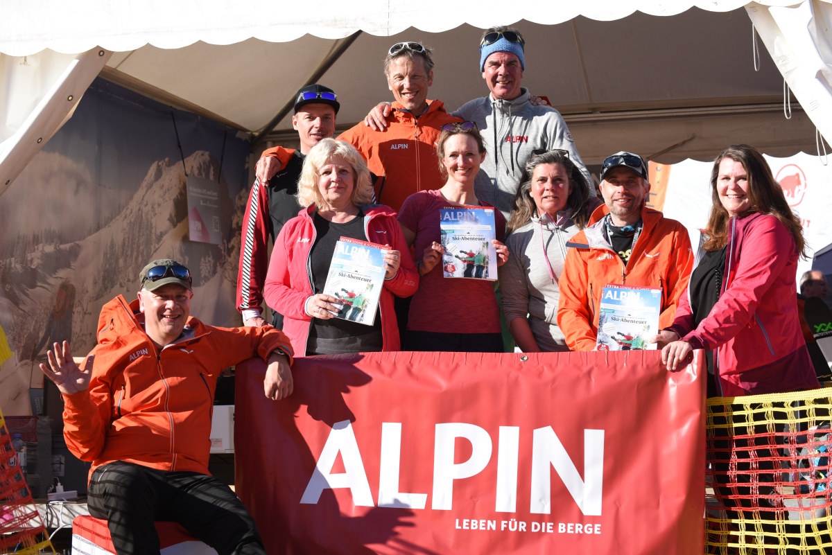 <p>Das ALPIN-Team freut sich über 600 Teilnehmer im Kleinwalsertal.</p>