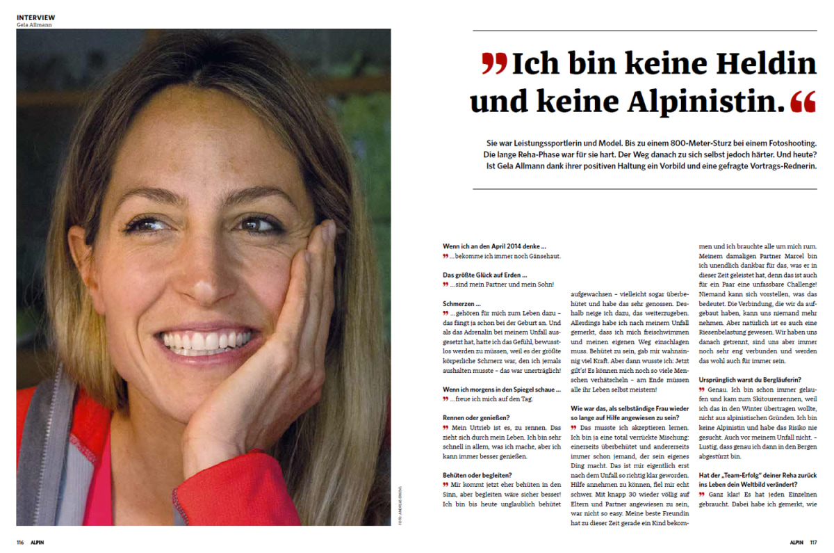 Im Interview: Gela Allmann