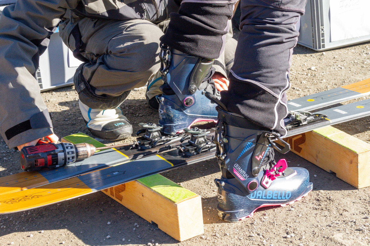 Express-Bindungseinstellung am K2-Stand