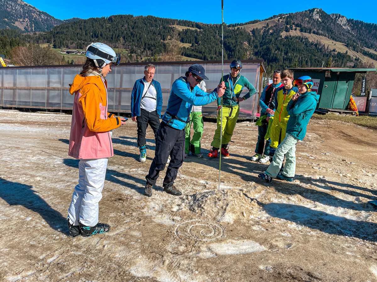 Auch das Sondieren will gelernt sein...