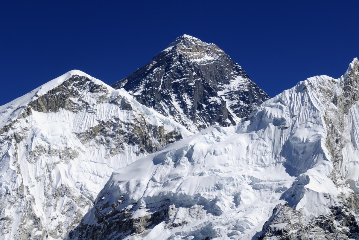<p>Das Dach der Welt: Der Mount Everest (8848 m).</p>