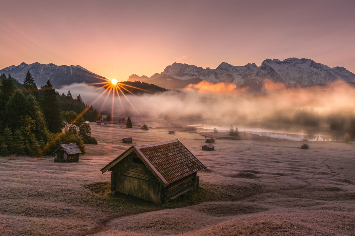 Platz 5: Sonnenaufgang am Geroldsee