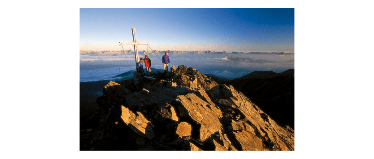 Freie Sicht am Wildgratgipfel