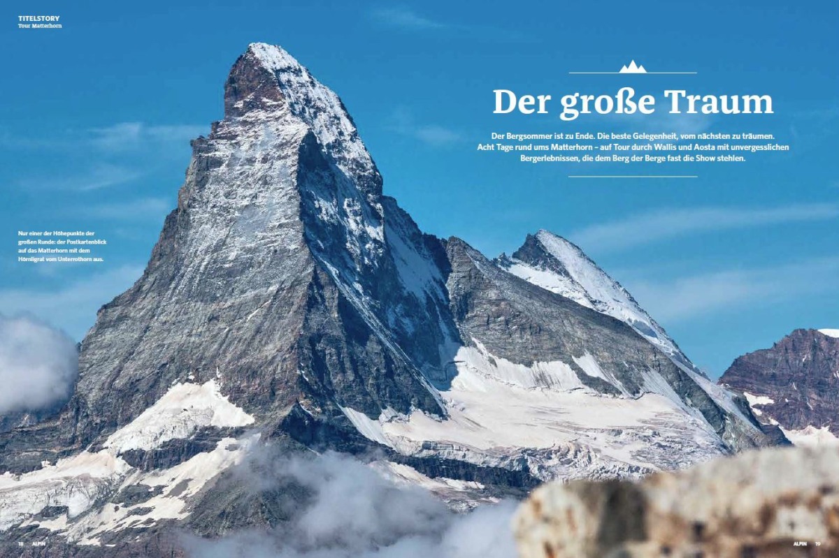 Titelstory: Matterhorn-Trekking