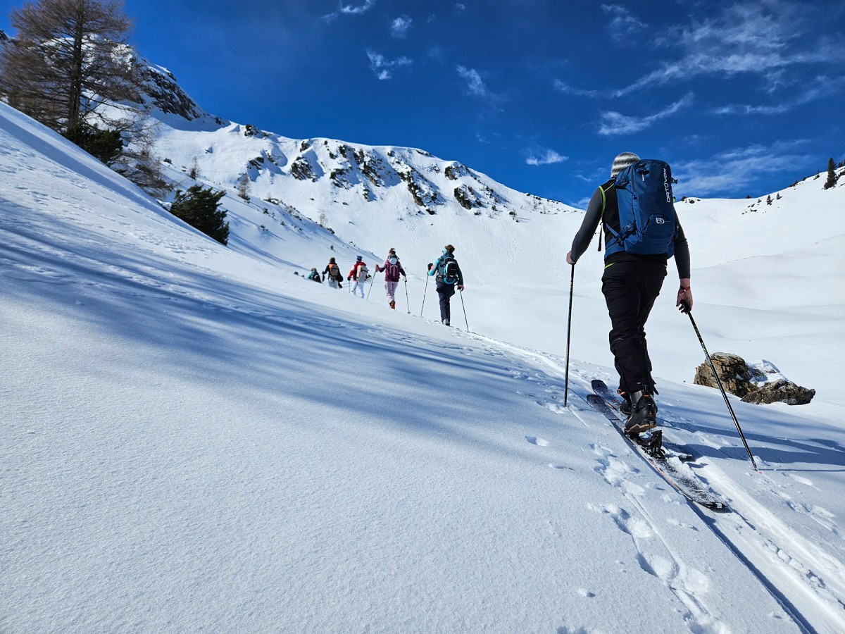 Ziel in Sicht: Unsere Teilnehmer auf dem Weg.