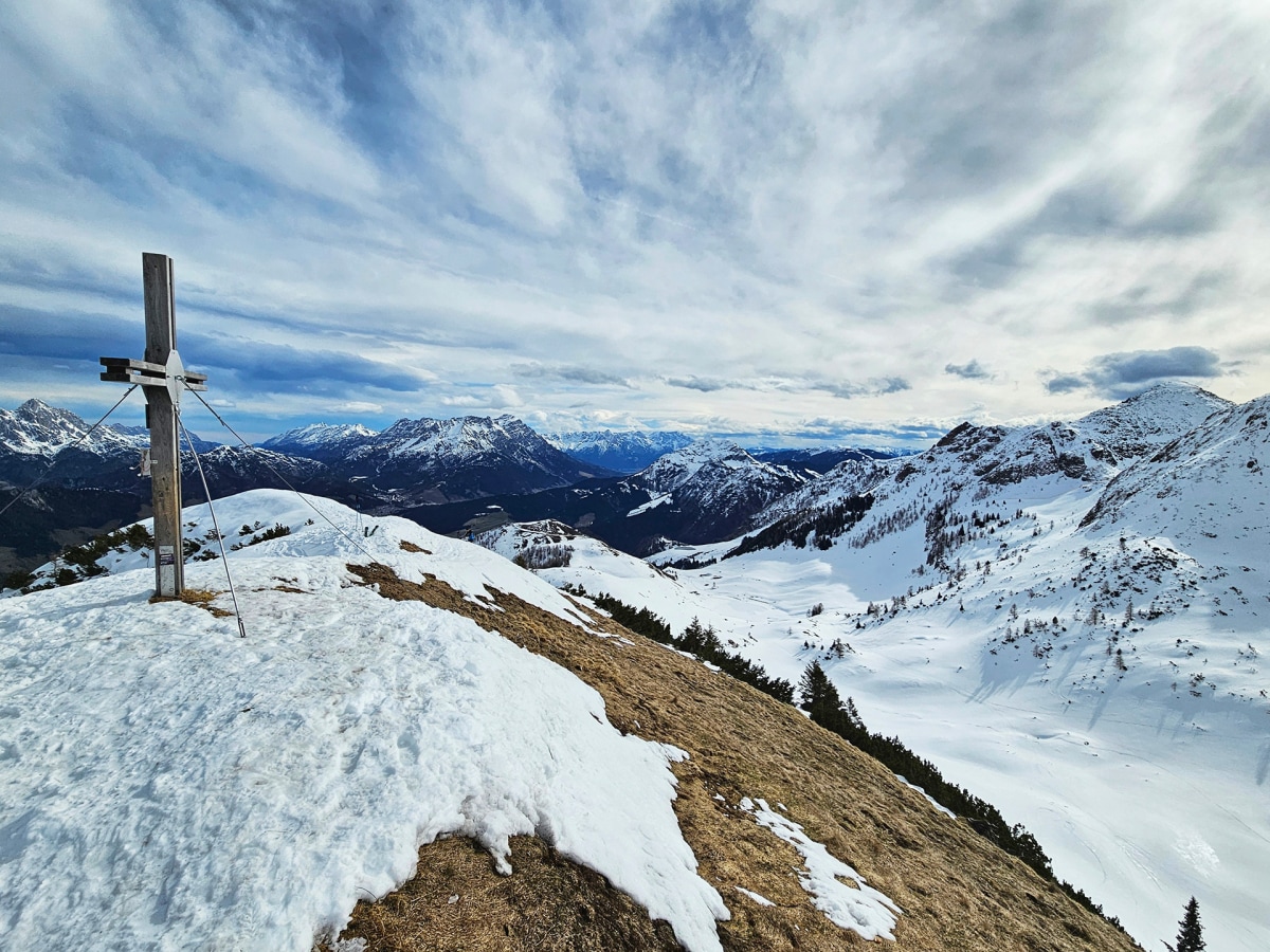 Ziel erreicht: Am Gipfel der Platte