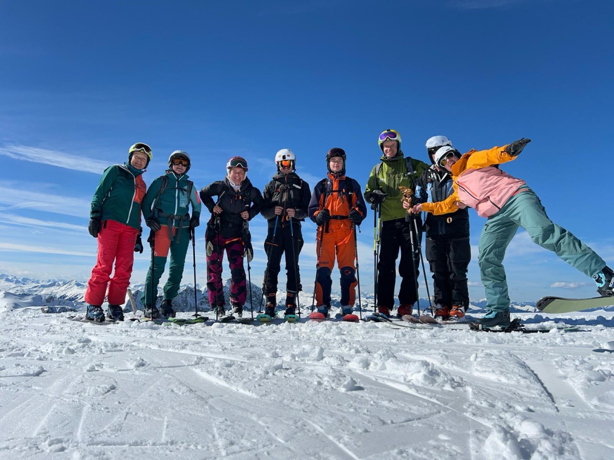 Gemeinsam auf Skitour ist doch am schönsten...