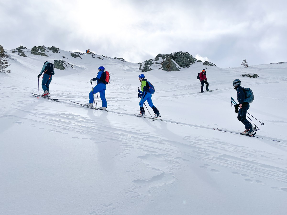 Beim Aufstieg zum Mahdstein