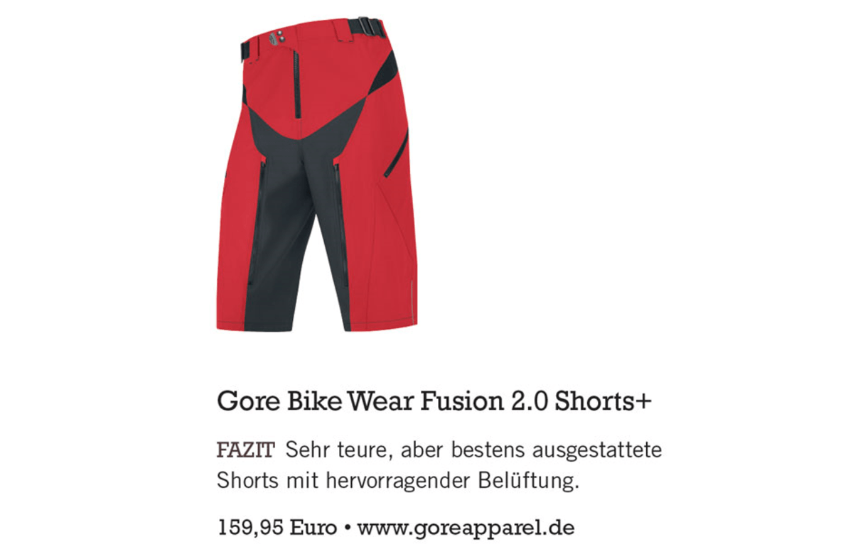 Gore Bike Wear Fusion 2.0 Shorts+