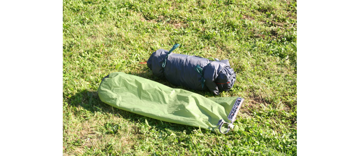 Der Packsack bietet genügend Platz
