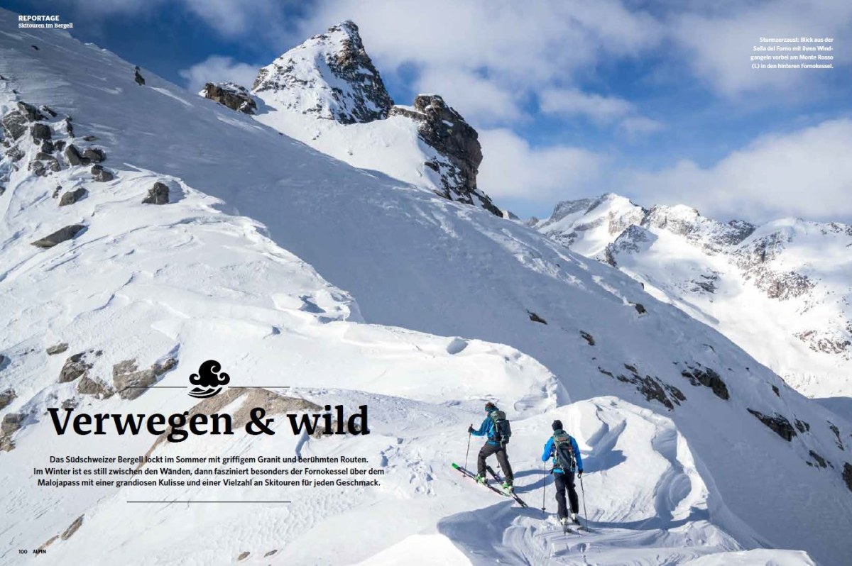 Reportage: Skitouren im Bergell