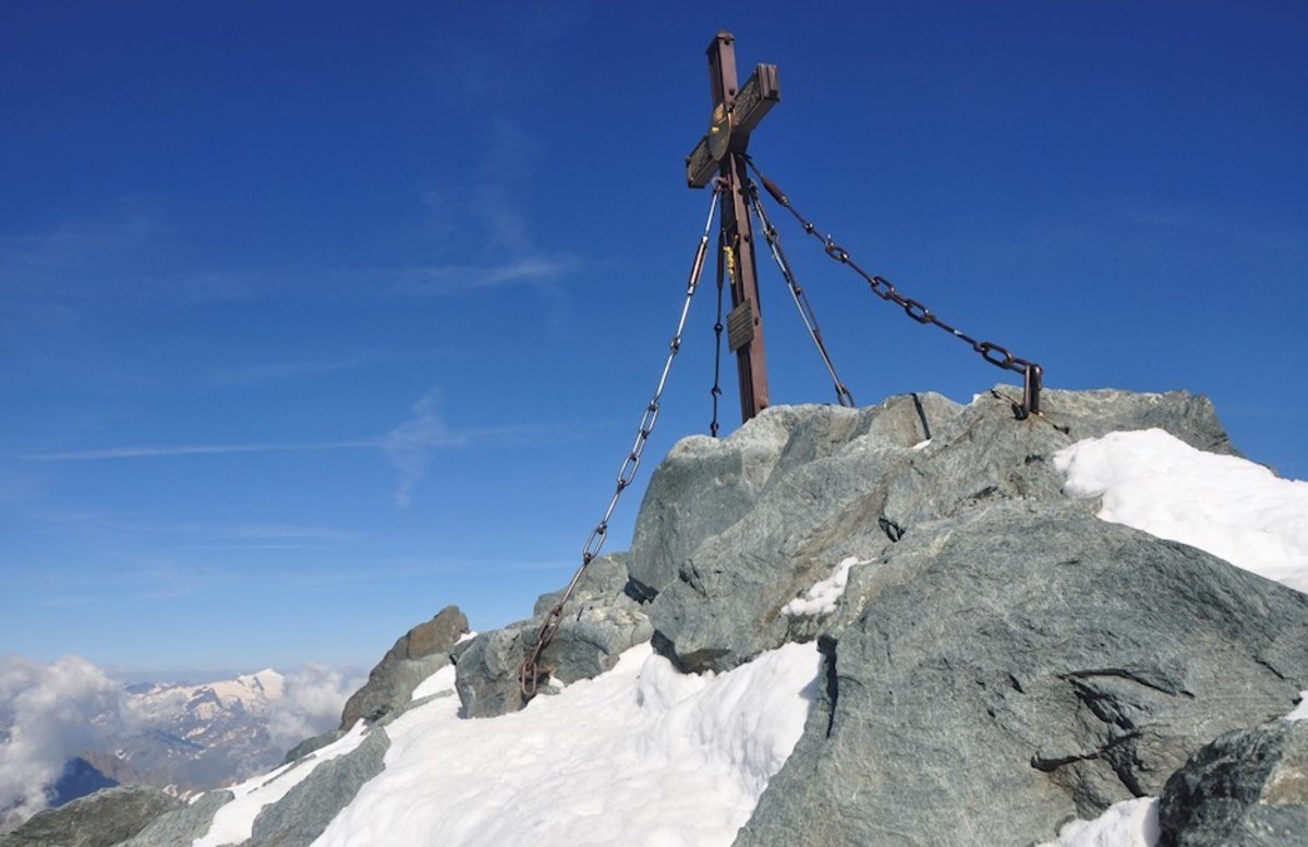 Platz 1: "Einsamkeit am Glockner-Gipfel" (460 Punkte)