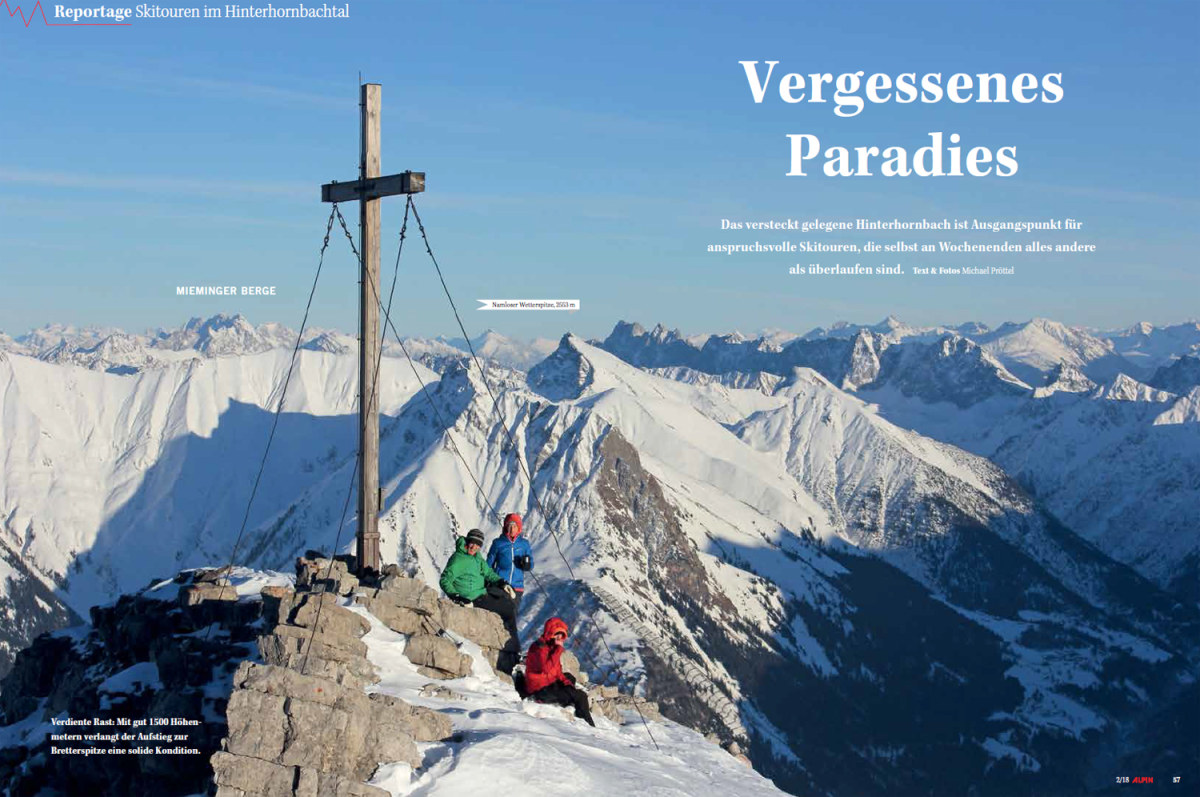 Reportage: Skitouren im Hinterhornbachtal