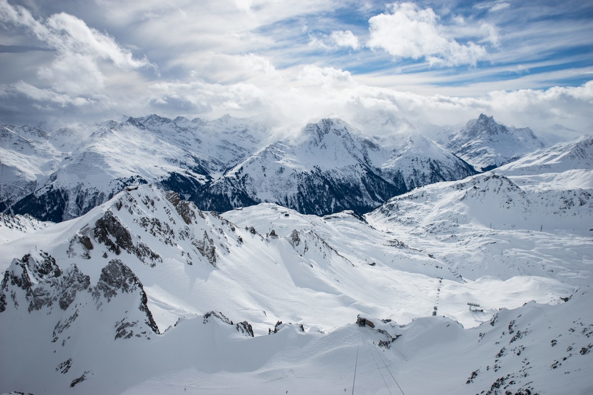 Arlberg ist größtes Skigebiet Österreichs.