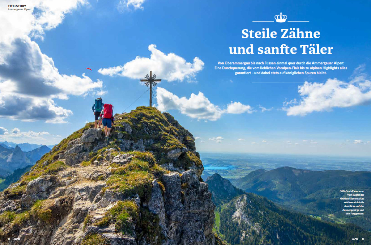 Titelstory: Ammergauer Alpen