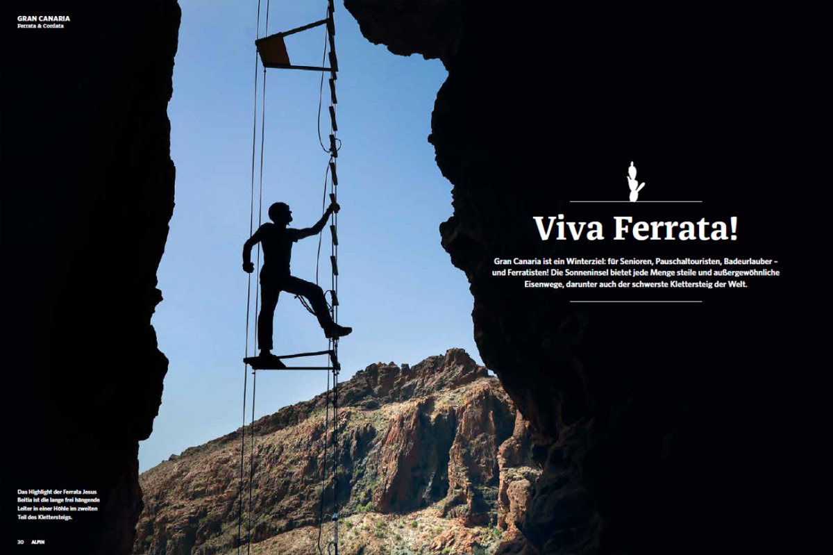 Reportage: Viva Ferrata auf Gran Canaria