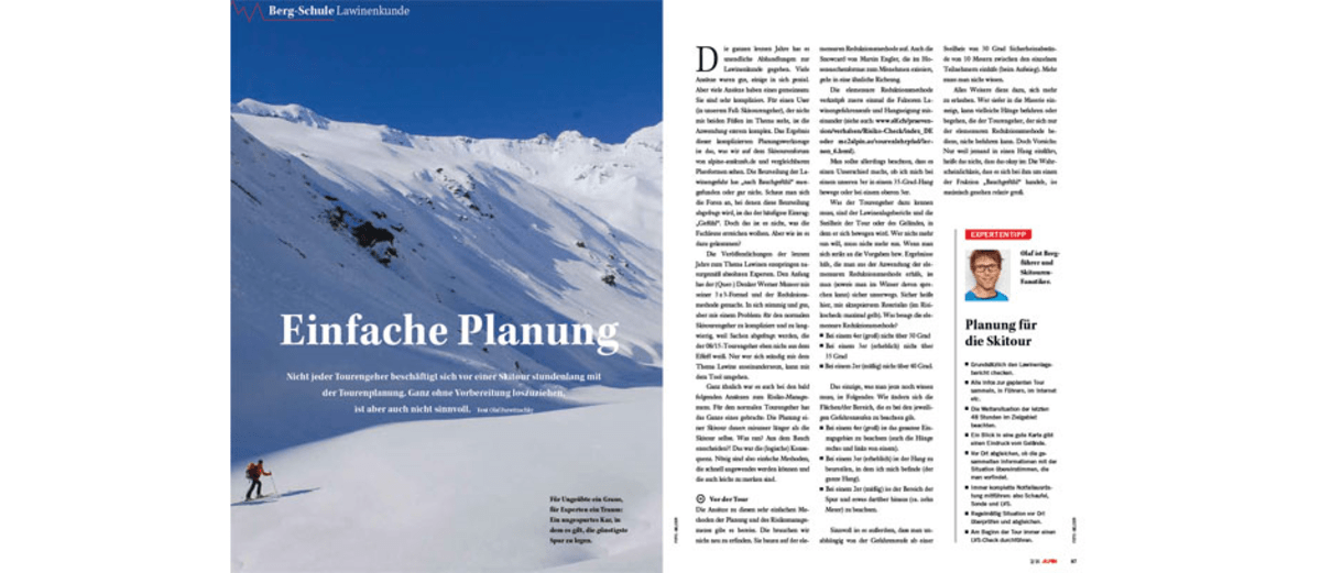 ALPIN Bergschule: Lawinenkunde