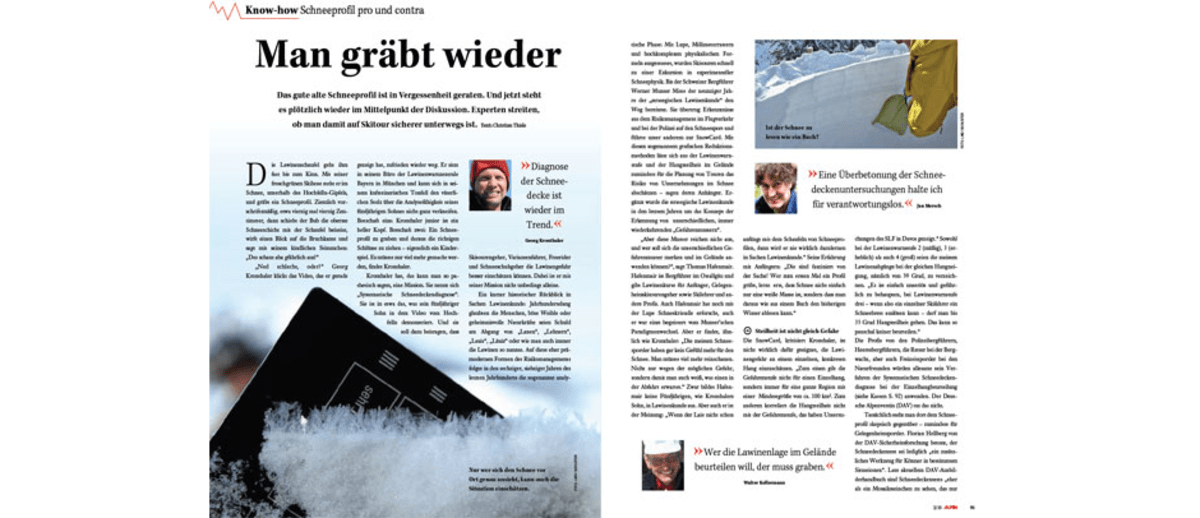 Know-how: Schneeprofil