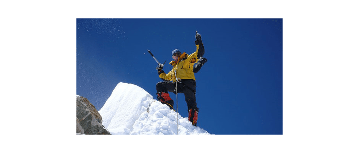 Richard Stihler am höchsten Punkt