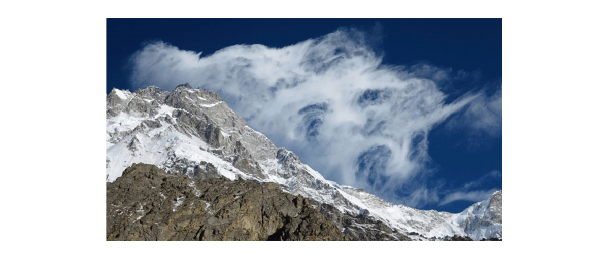 Wind auf dem Gipfel des Nanga Parbat