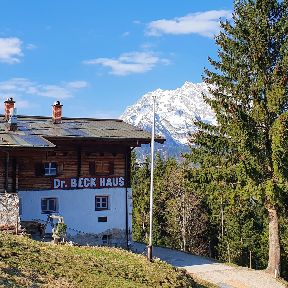Das Hugo-Beck-Haus in den Berchtesgadener Alpen