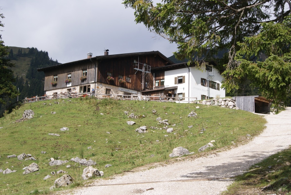 Die Priener Hütte in den Chiemgauer Alpen 