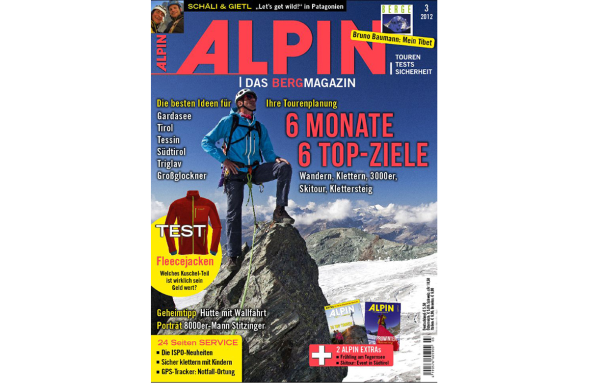 ALPIN 03/12: Sechs Top-Ziele für das Bergjahr