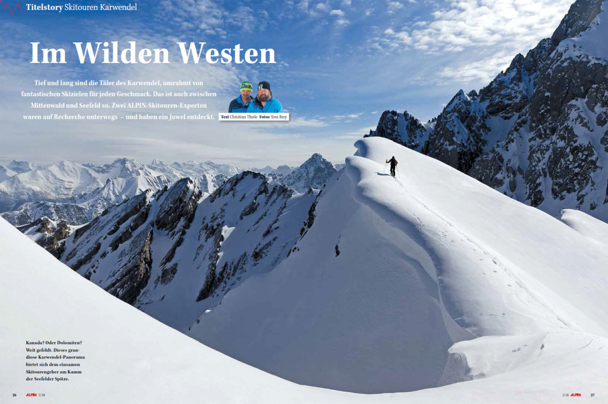 Titelstory: Skitouren im Karwendel