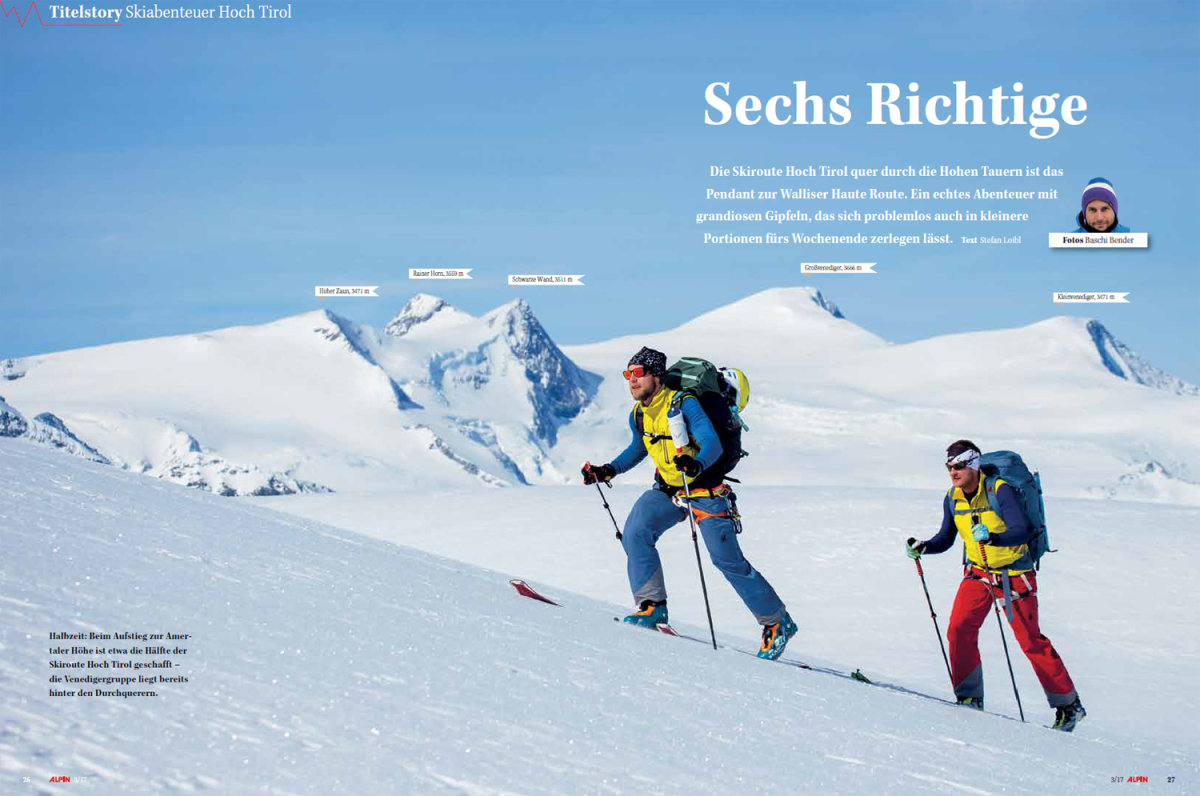 Titelstory: Skiabenteuer Hoch Tirol